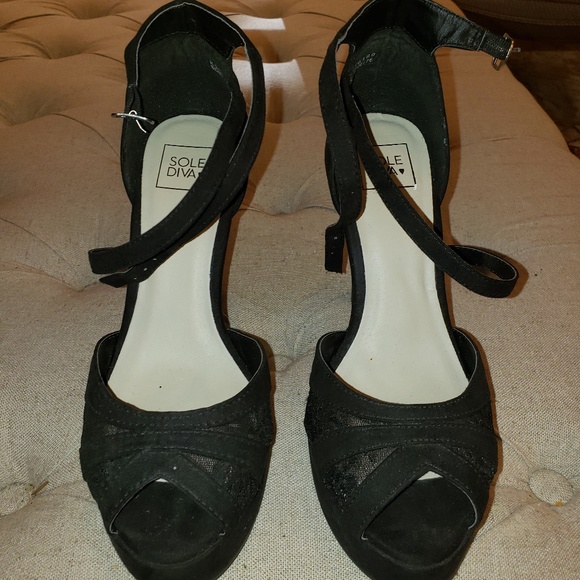 NWOT Sole Diva Heels. No blemishes or tears. - Picture 1 of 7